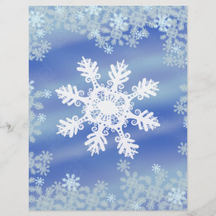 Prospectus 21,6 Cm X 24,94 Cm Flèche de neige