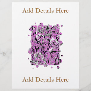 PROSPECTUS 21,6 CM X 24,94 CM FLEUR SAUVAGE