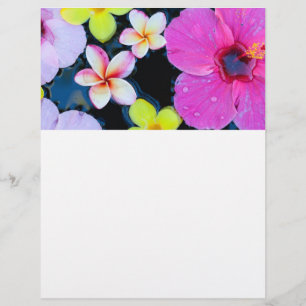 Prospectus 21,6 Cm X 24,94 Cm Fleurs tropicales