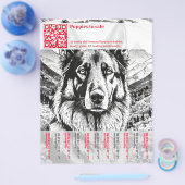 Prospectus 21,6 Cm X 24,94 Cm Flyer allemand Shepherd Chien (Simple)