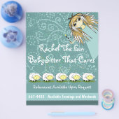 Prospectus 21,6 Cm X 24,94 Cm Flyer BabySitter (Simple)