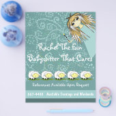 Prospectus 21,6 Cm X 24,94 Cm Flyer BabySitter (Simple)