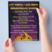 Prospectus 21,6 Cm X 24,94 Cm Flyer Bonfire Party (main)