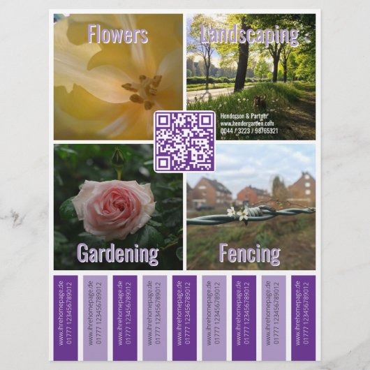 Prospectus 21,6 Cm X 24,94 Cm Flyer Code QR (Devant)
