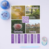 Prospectus 21,6 Cm X 24,94 Cm Flyer Code QR (Simple)