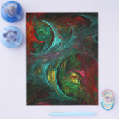 Prospectus 21,6 Cm X 24,94 Cm Flyer d'art Abstrait Genesis Nova (Simple)