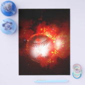 Prospectus 21,6 Cm X 24,94 Cm Flyer de baseball (Simple)