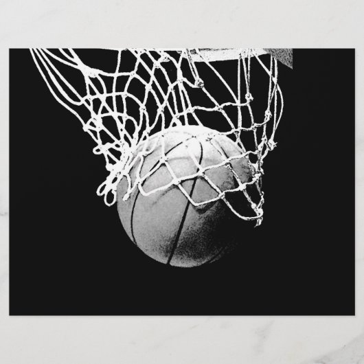 Prospectus 21,6 Cm X 24,94 Cm Flyer de basket-ball (Devant)