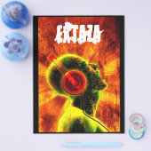 Prospectus 21,6 Cm X 24,94 Cm Flyer de DJ EXTAZA (Simple)