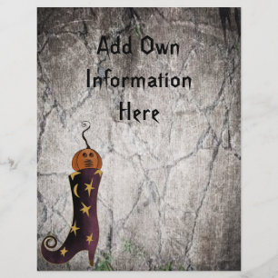 Prospectus 21,6 Cm X 24,94 Cm Flyer de fête d'Halloween