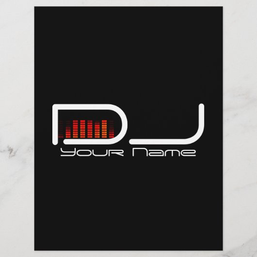 Prospectus 21,6 Cm X 24,94 Cm Flyer DJ Party (Devant)