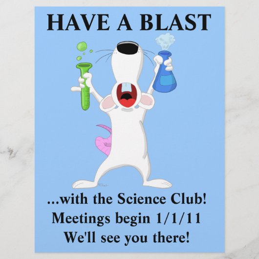 Prospectus 21,6 Cm X 24,94 Cm Flyer du cool Science Club (Devant)