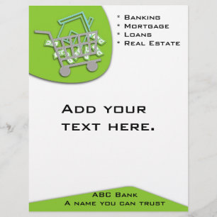 Prospectus 21,6 Cm X 24,94 Cm Flyer financier