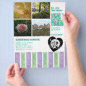 Prospectus 21,6 Cm X 24,94 Cm Flyer Fleurs Jardin (main)