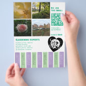 Prospectus 21,6 Cm X 24,94 Cm Flyer Flowers Garden  (main)