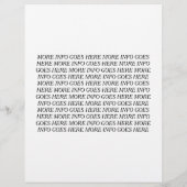 Prospectus 21,6 Cm X 24,94 Cm Flyer immobilier professionnel à vendre (Dos)