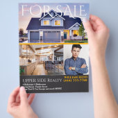 Prospectus 21,6 Cm X 24,94 Cm Flyer immobilier professionnel à vendre (main)