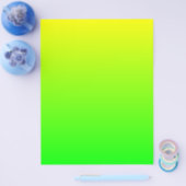 Prospectus 21,6 Cm X 24,94 Cm Flyer jaune à vert citron (Simple)