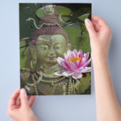 Prospectus 21,6 Cm X 24,94 Cm Flyer Lotus & Bouddha (main)