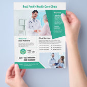 Prospectus 21,6 Cm X 24,94 Cm Flyer Médicale (main)