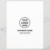 Prospectus 21,6 Cm X 24,94 Cm Flyer moderne White Professional Services financie (Dos)