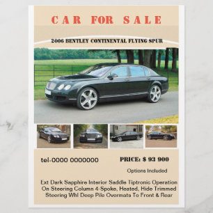 Prospectus 21,6 Cm X 24,94 Cm flyer personnalisable texte et photos vente