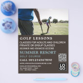 Prospectus 21,6 Cm X 24,94 Cm Flyer publicitaire de la leçon GoIf (Simple)