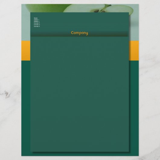 Prospectus 21,6 Cm X 24,94 Cm Flyer vert Apple (Devant)