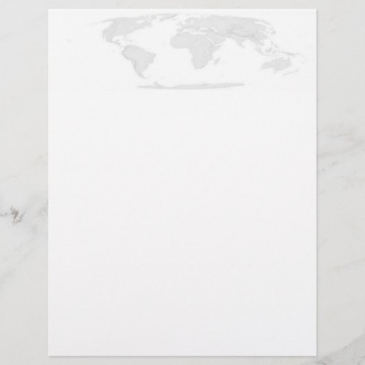 Prospectus 21,6 Cm X 24,94 Cm Flyer World Map (Devant)
