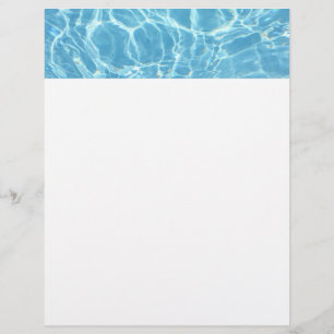 Prospectus 21,6 Cm X 24,94 Cm Flyers d'eau de la piscine