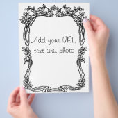 Prospectus 21,6 Cm X 24,94 Cm Flyers Feuille Art Déco (main)