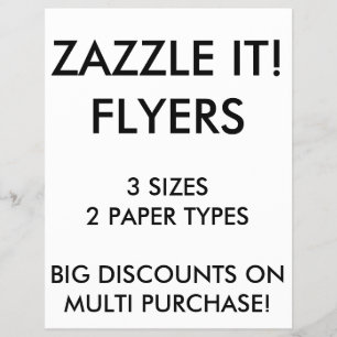 Prospectus 21,6 Cm X 24,94 Cm Flyers personnalisés de 8,5 po x 11 po Modèle vier