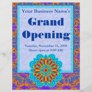 Prospectus 21,6 Cm X 24,94 Cm Flyers personnalisés Starflower