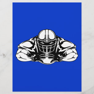 Prospectus 21,6 Cm X 24,94 Cm football_player100 JOUEUR DE FOOTBALL TOUGH SPORTS
