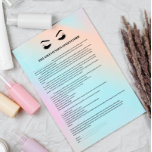 Prospectus 21,6 Cm X 24,94 Cm FORME DE CONSENTEMENT D'EXTENSION EYELASH Glamour<br><div class="desc">Les formulaires de consentement Eyelash Extensions sont parfaits pour votre entreprise Lash Extension. Cette conception moderne et sophistiquée de formulaire de consentement comporte une illustration glamour et minimaliste des cils d'une femme avec un ombrage de rosegold, un titre et un bloc où vous pouvez insérer tous vos détails de consentement...</div>