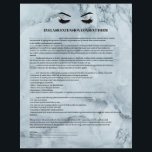 Prospectus 21,6 Cm X 24,94 Cm FORMULAIRE DE CONSENTEMENT D'EXTENSION EYELASH mar<br><div class="desc">Les formulaires de consentement Eyelash Extensions sont parfaits pour votre entreprise Lash Extension. Cette conception moderne et sophistiquée du formulaire de consentement présente une illustration glamour et minimaliste des cils d'une femme avec une omble rosegold, un titre et un bloc où vous pouvez insérer tous vos détails de consentement éclairé...</div>
