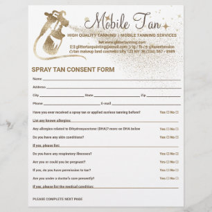 Prospectus 21,6 Cm X 24,94 Cm Formulaire de consentement pour planificateur d'en