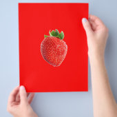 Prospectus 21,6 Cm X 24,94 Cm Fraise d'été (main)