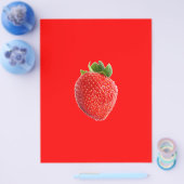 Prospectus 21,6 Cm X 24,94 Cm Fraise d'été (Simple)