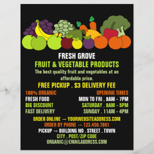 Prospectus 21,6 Cm X 24,94 Cm Fruits et légumes, Greengrocers