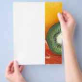 Prospectus 21,6 Cm X 24,94 Cm Fruits tropicaux : kiwi et pamplemousse (main)