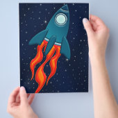 Prospectus 21,6 Cm X 24,94 Cm Fusée (main)