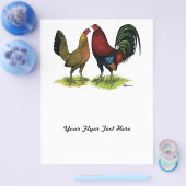 Prospectus 21,6 Cm X 24,94 Cm Gamefowl Pair (Simple)