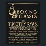 Prospectus 21,6 Cm X 24,94 Cm Gants de boxe Noir & Or, Classe de boxe Advert<br><div class="desc">Gants De Boxe Noir & Or,  Classe De Boxe Advert Flyers Par Le Magasin Carte de visite.</div>