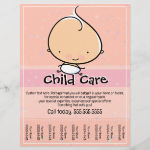 Prospectus 21,6 Cm X 24,94 Cm Garde d'enfants. Baby-sitting.tearsheet flyer