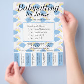 Prospectus 21,6 Cm X 24,94 Cm Garde d'enfants Entretien d'entreprise Laisser les (main)