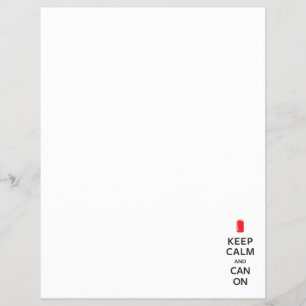 Prospectus 21,6 Cm X 24,94 Cm Gardez le calme et allumez