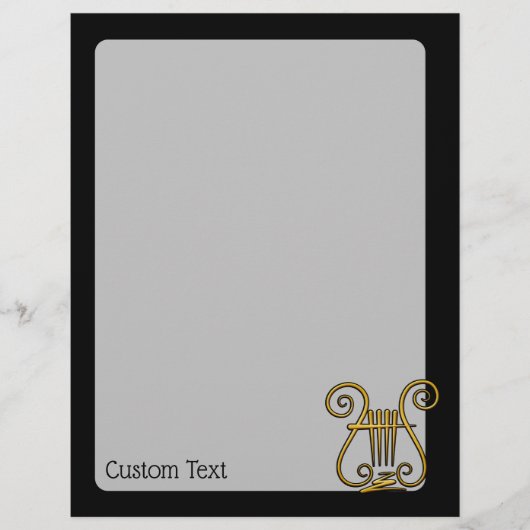 Prospectus 21,6 Cm X 24,94 Cm Golden lyre (Devant)