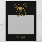 Prospectus 21,6 Cm X 24,94 Cm Golden lyre (Dos)