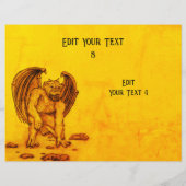 Prospectus 21,6 Cm X 24,94 Cm Golem Gargoyle (Dos)